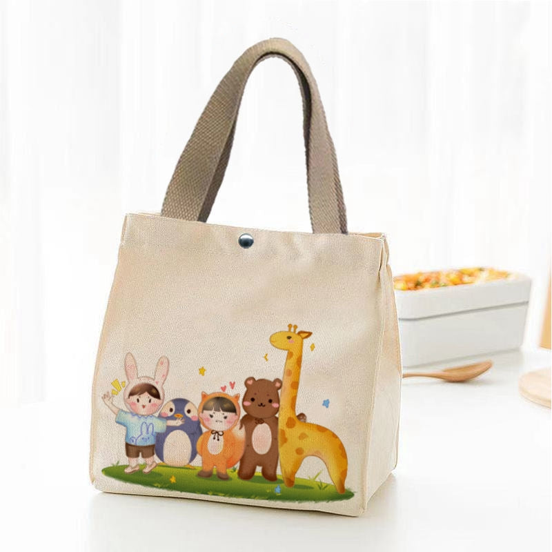 Canvas Bag Female Summer Series Cartoon Portable