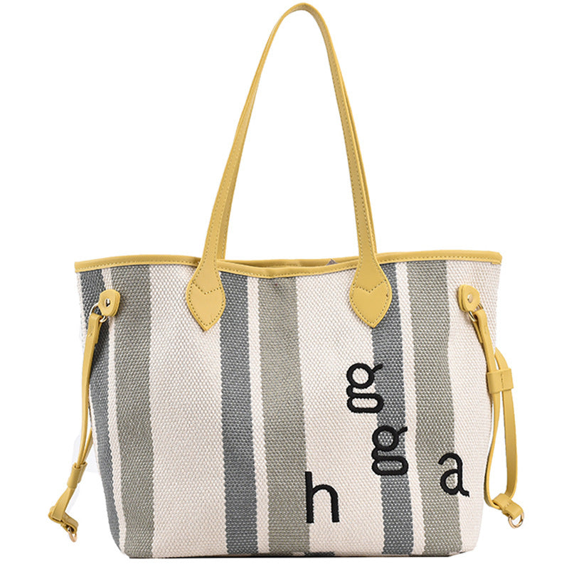 Canvas Bag Simple And Versatile Shoulder Tote Bag