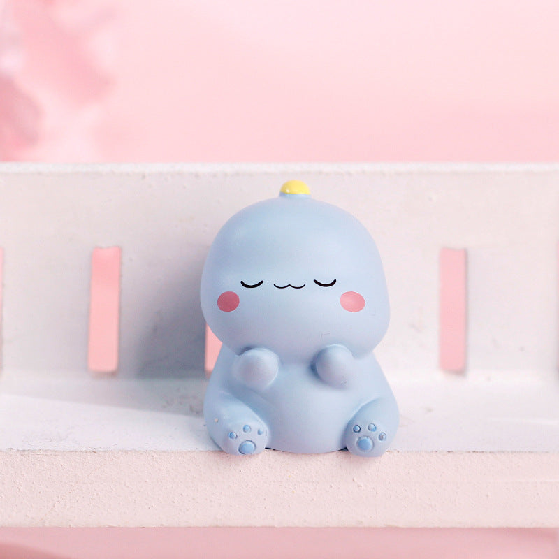 Small Dinosaur Resin Small Ornaments Desktop Decoration