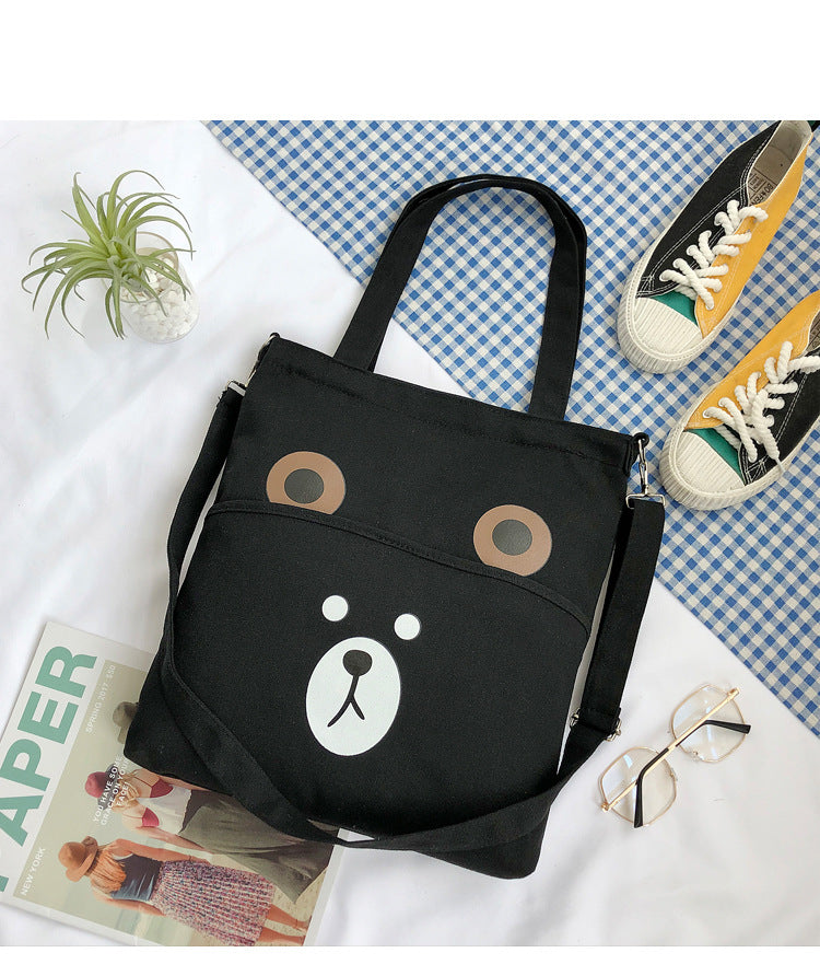 Shoulder messenger bag casual canvas bag