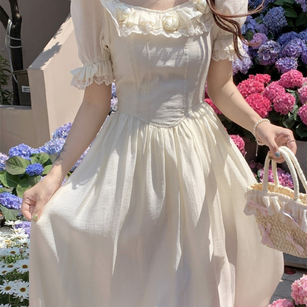 Women's Fashion Vintage French Dress