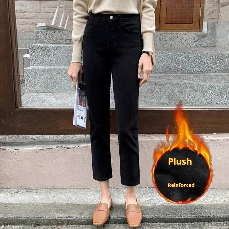 Light Business Slim-fit Straight Trousers