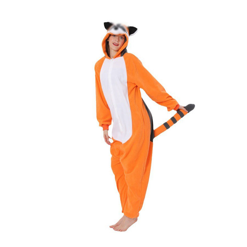 Fleece Thermal Loungewear Cartoon Onesie Pajamas