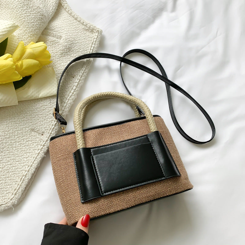 Women's Fashion Simple Casual Canvas Handbag Crossbody Bag