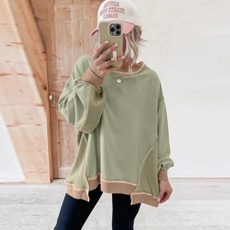 New Round-neck Long-sleeve Casual Versatile Hoodie