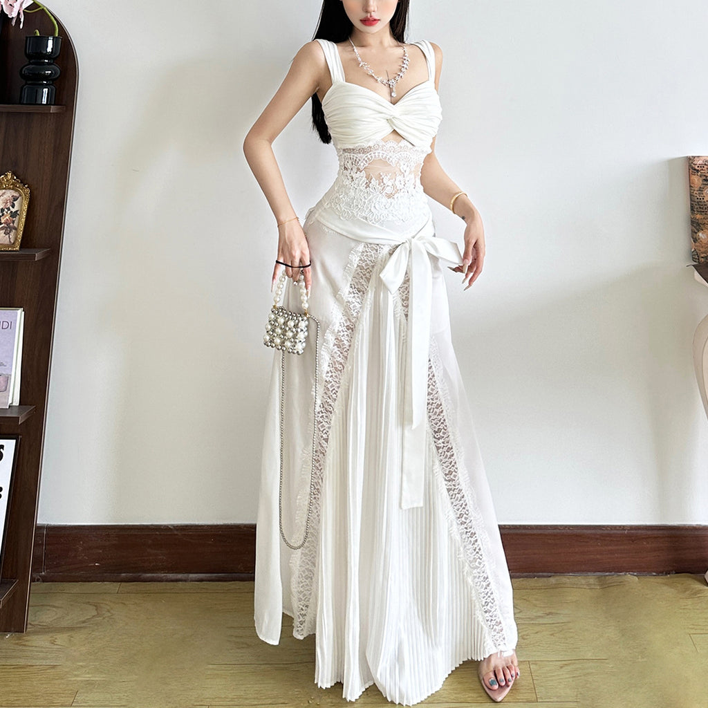 Women's Slim-fit Elegant Sheath Long Skirt Suit