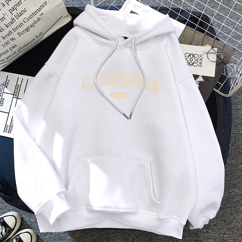 Women's Hooded Street Pocket Round Neck Sweatshirt