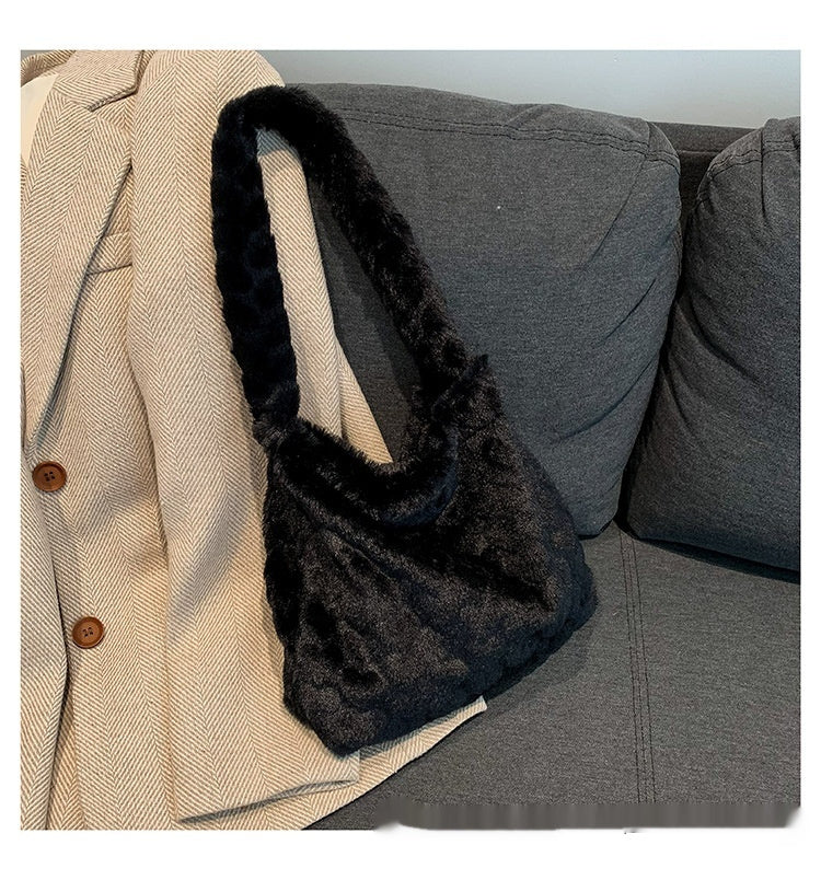 Love Fashion Casual Fluffy Shoulder Bag