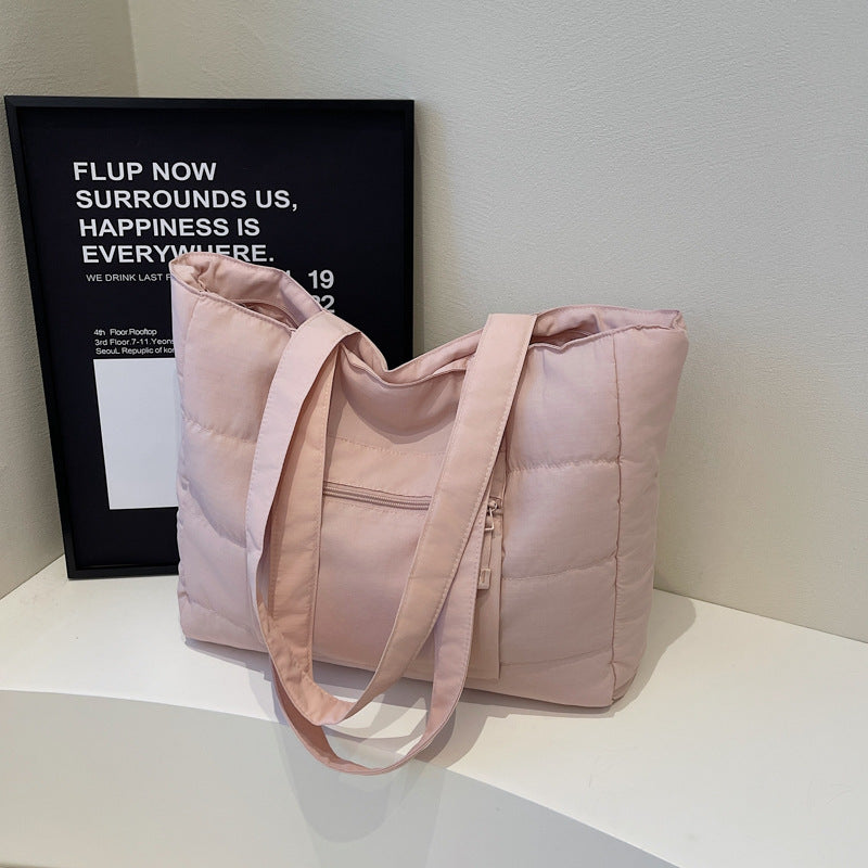 Large Capacity Female Solid Color Single-shoulder Bag