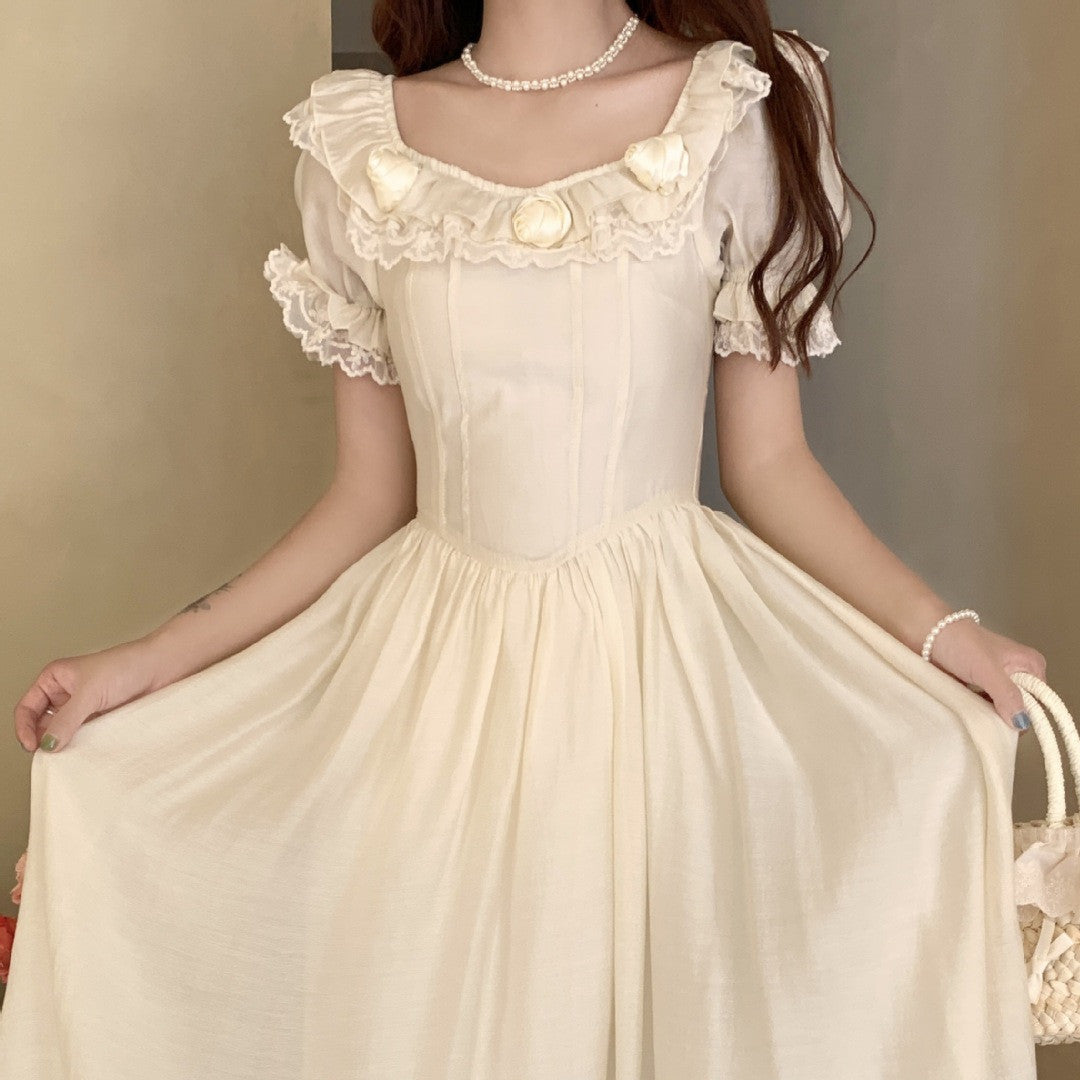 Women's Fashion Vintage French Dress