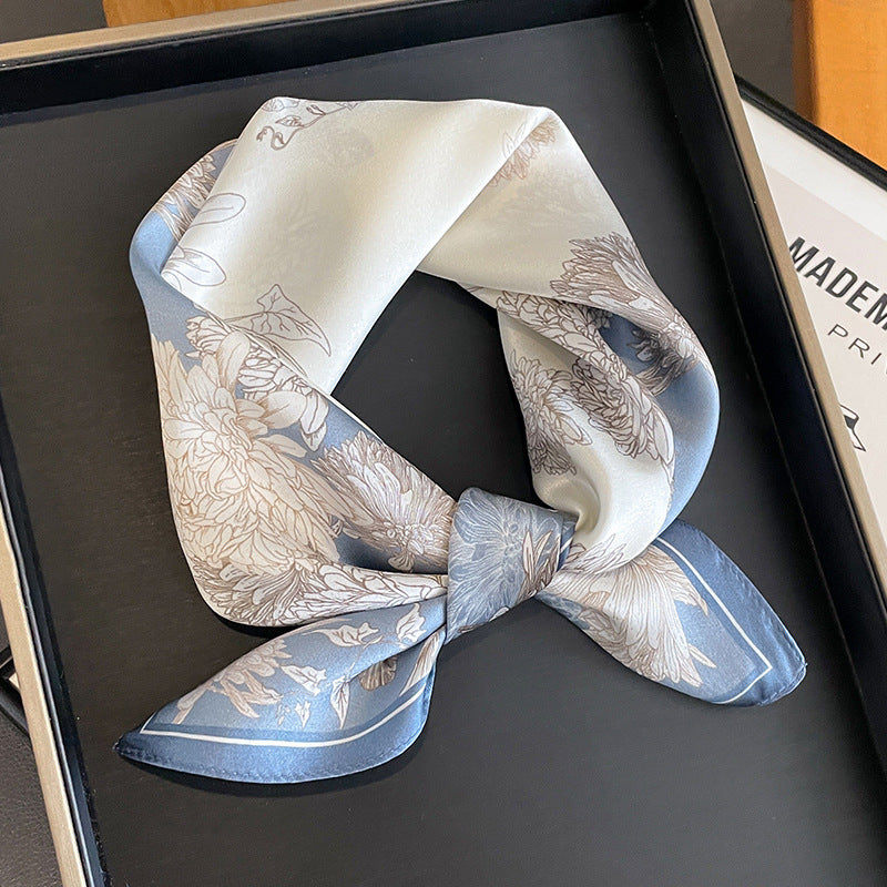 Versatile And Stylish Silk Neck Scarf