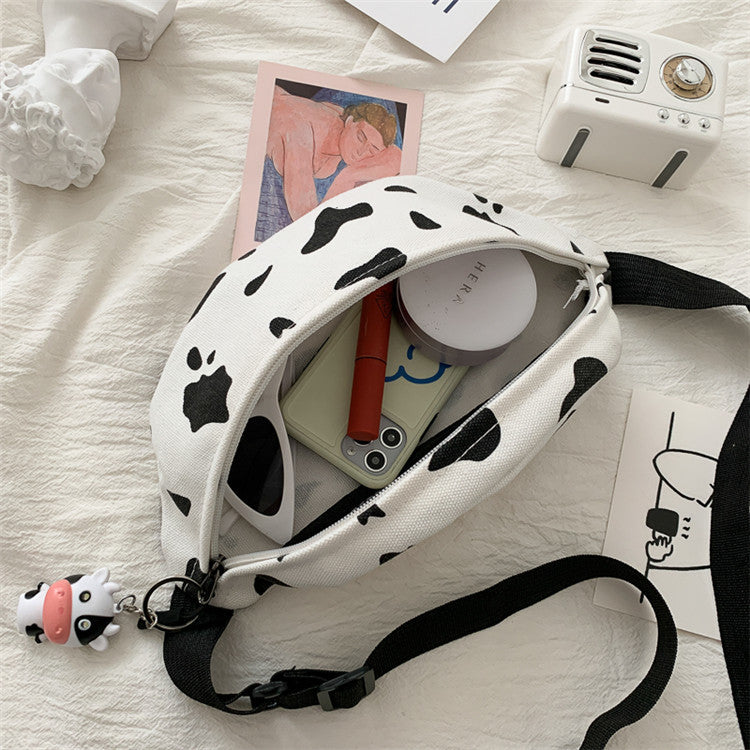 Crossbody Bag Student Japanese Canvas