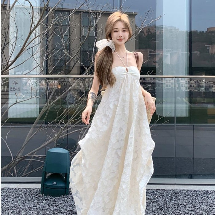 Beach-style Bra Pads A-line Skirt