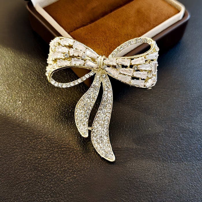 Flower Brooch Women Crystal Diamond Brooch Clothing Accessories