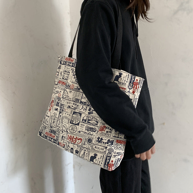 New large capacity canvas bag