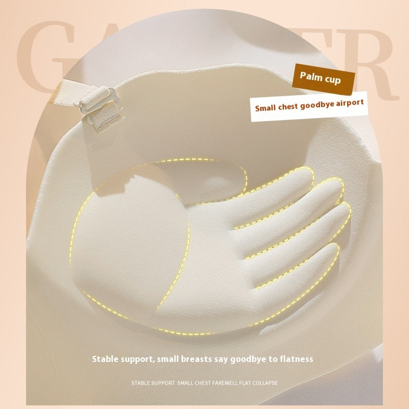 Glossy Shell Palm Cup Seamless Underwear For Women