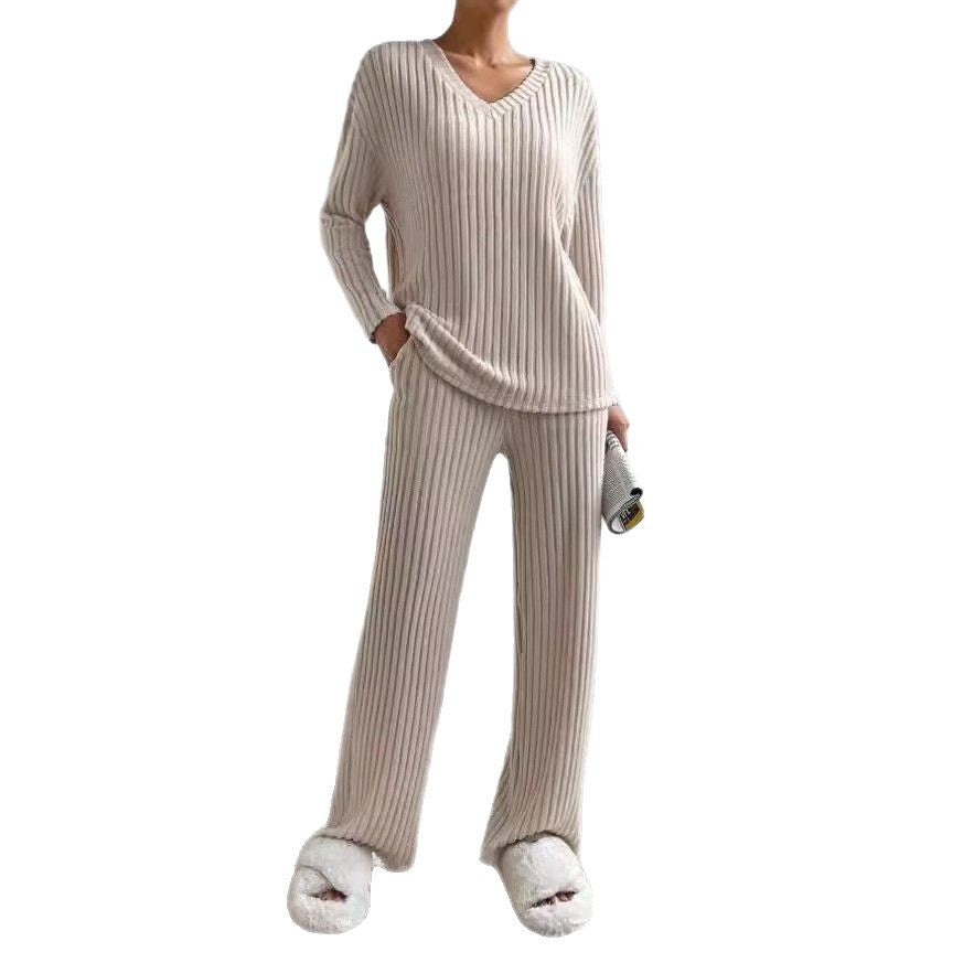 Women's Straight-leg Pants Elegant Loose Suit