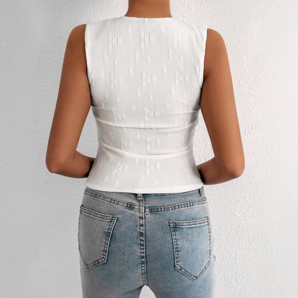 Fashion Lace Women's Sexy Slim-fitting Layering Top