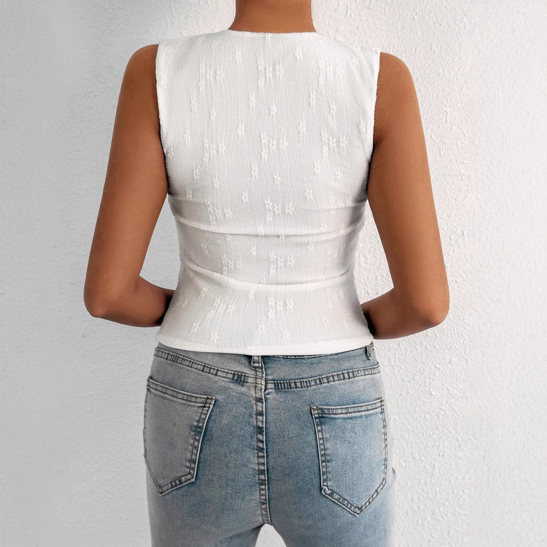 Fashion Lace Women's Sexy Slim-fitting Layering Top