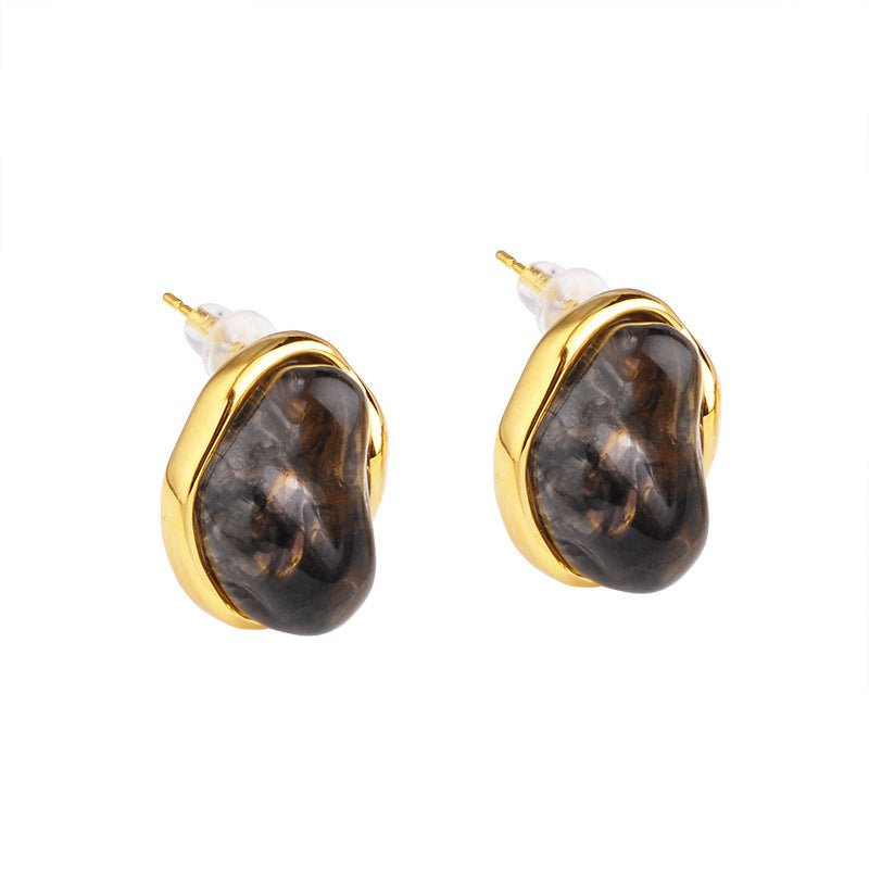 Vintage Amber Earrings Niche Earrings For Women