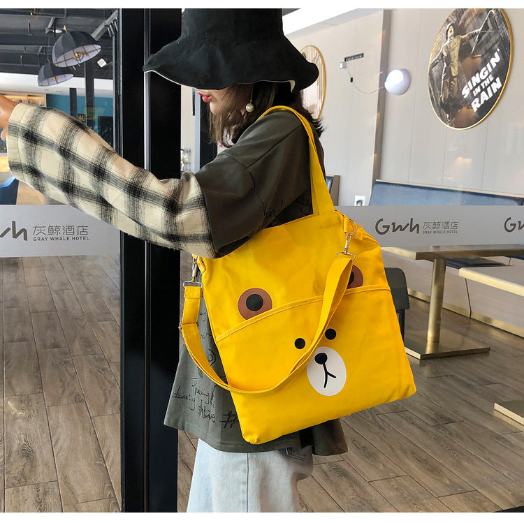 Shoulder messenger bag casual canvas bag