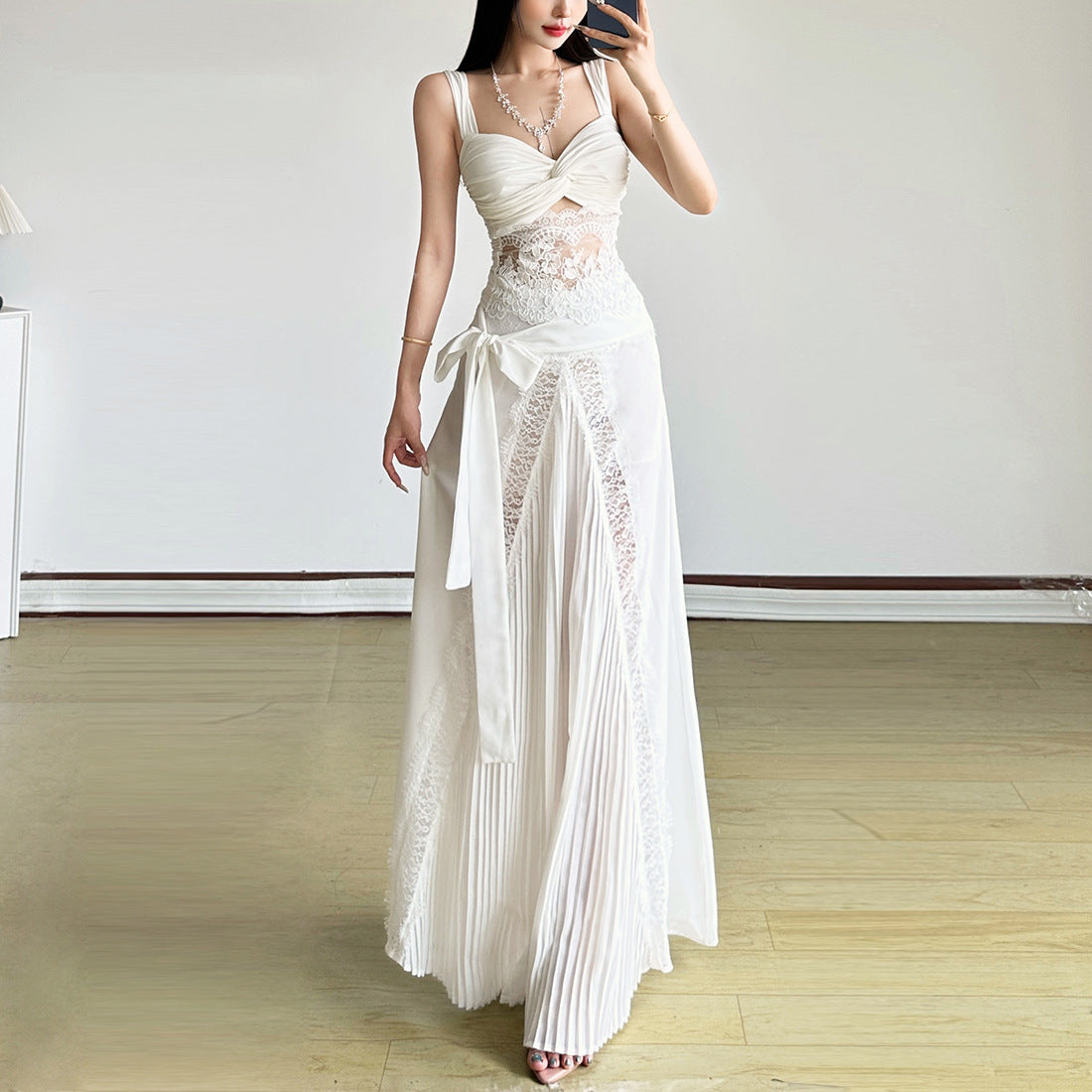 Women's Slim-fit Elegant Sheath Long Skirt Suit