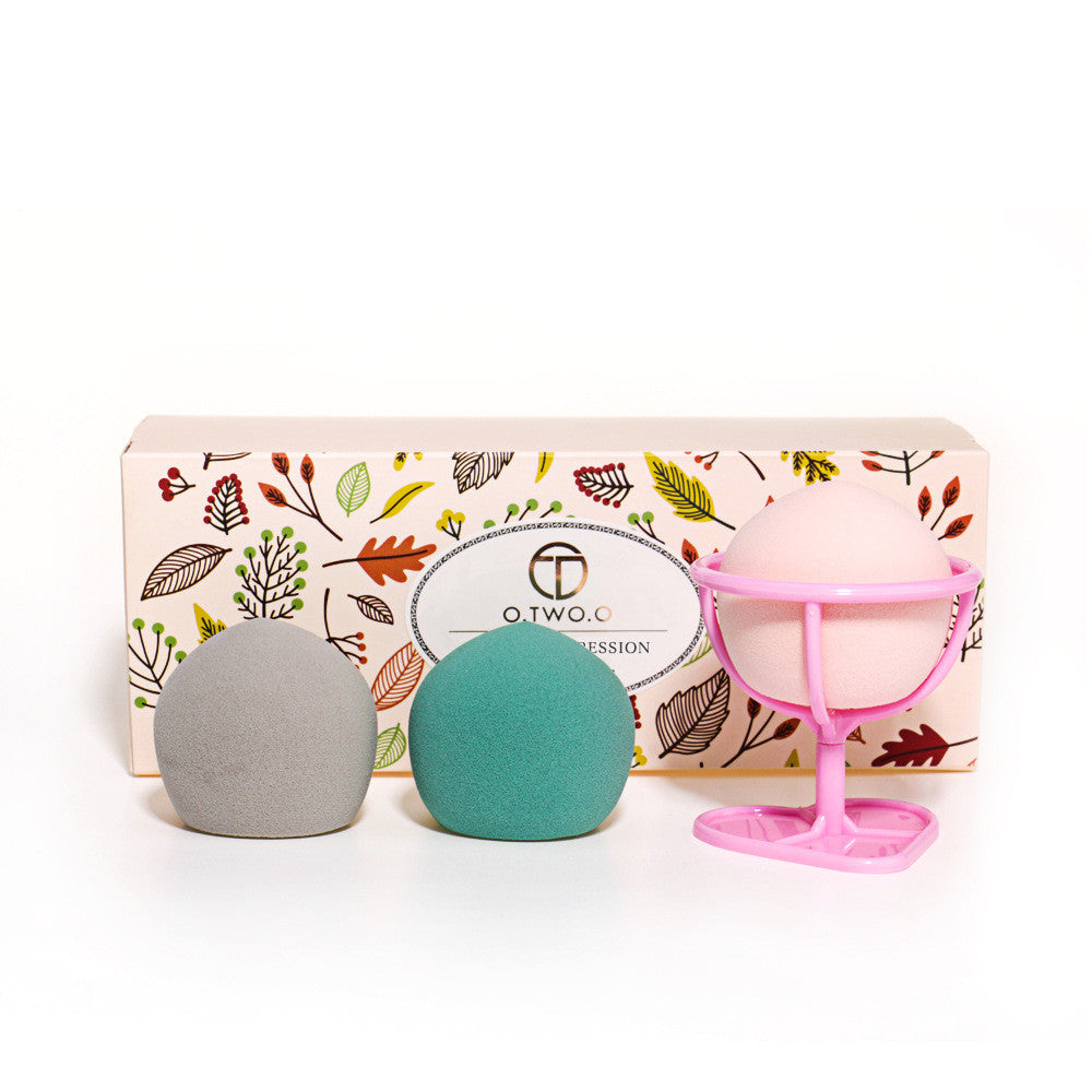 Three-pack Beauty Egg Set With Stand For Wet And Dry