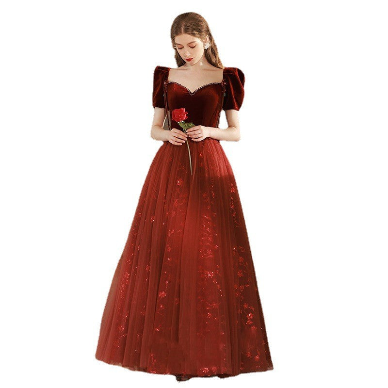 Women's High-end French Vintage Dress