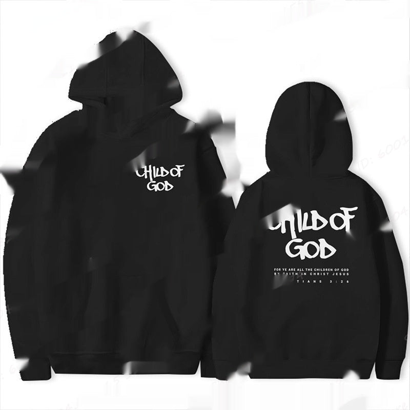 Printed Women's Sweatshirt Outdoor Street Casual Retro Classic Simple Long-sleeved Sport