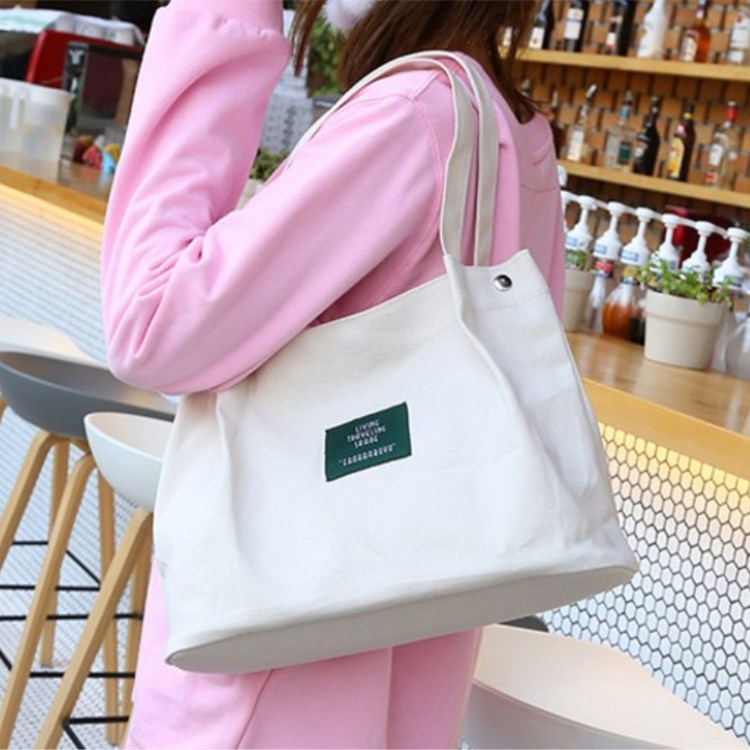 foreign trade new Korean Fashion Handbag Shoulder Bag Canvas Bag Handbag bag shopping bag number Mommy