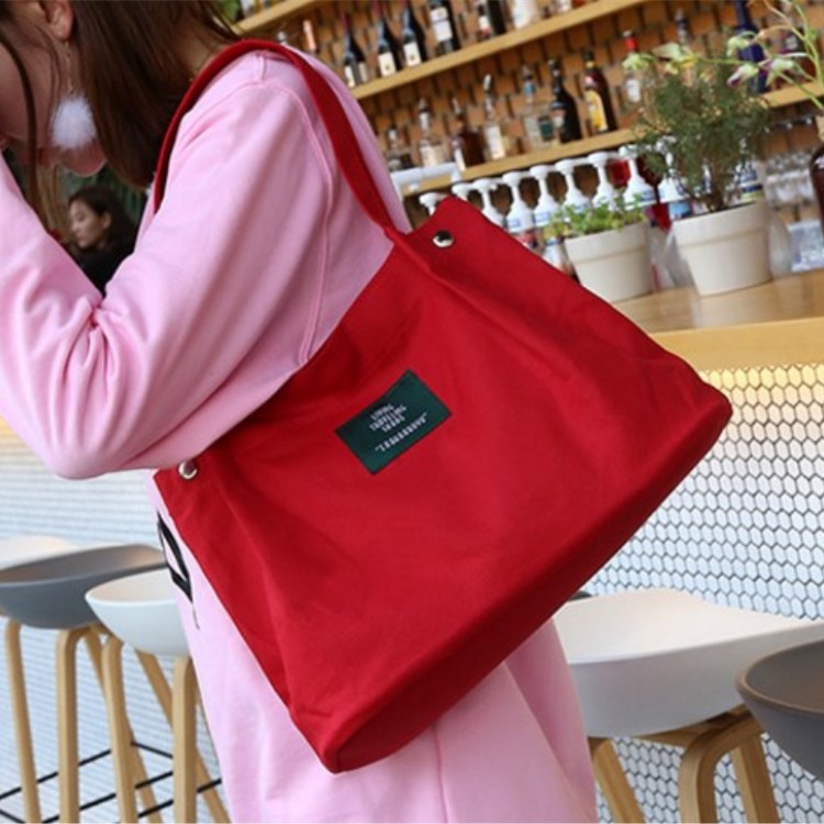 foreign trade new Korean Fashion Handbag Shoulder Bag Canvas Bag Handbag bag shopping bag number Mommy