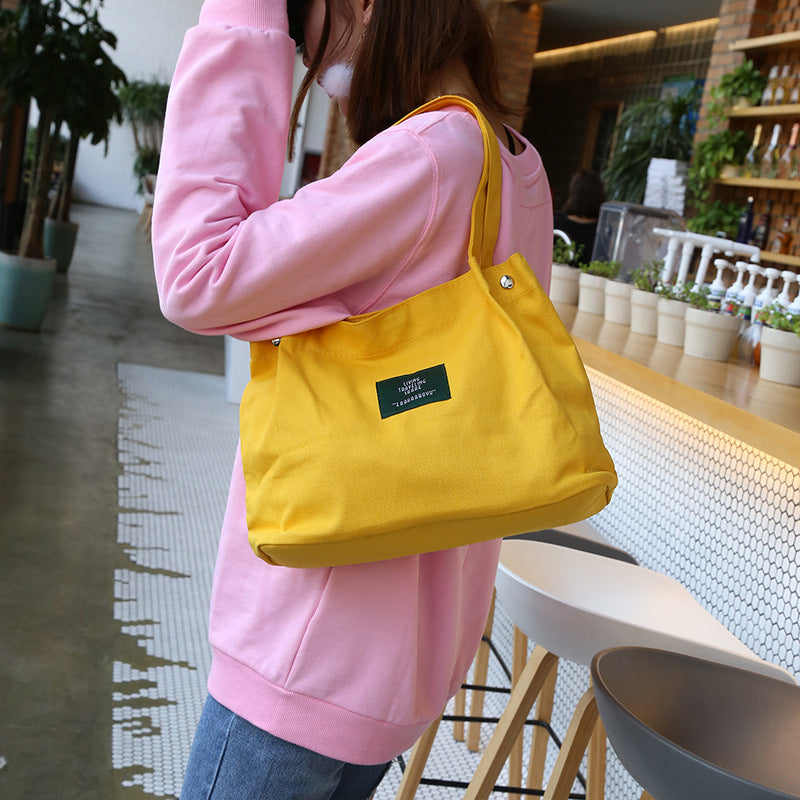 foreign trade new Korean Fashion Handbag Shoulder Bag Canvas Bag Handbag bag shopping bag number Mommy