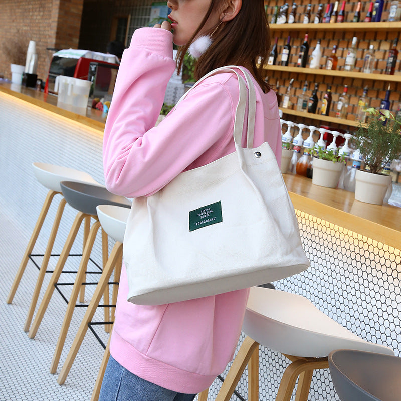 foreign trade new Korean Fashion Handbag Shoulder Bag Canvas Bag Handbag bag shopping bag number Mommy