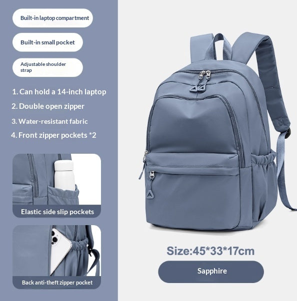 Simple And Versatile High School Student Backpack