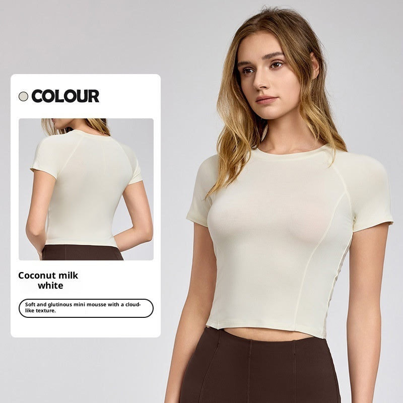 Women's Slim-Fit Versatile Workout T-Shirt For A Defined Waist