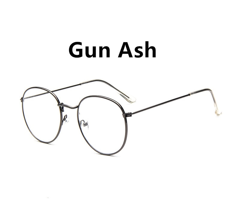 Vintage metal pattern glasses