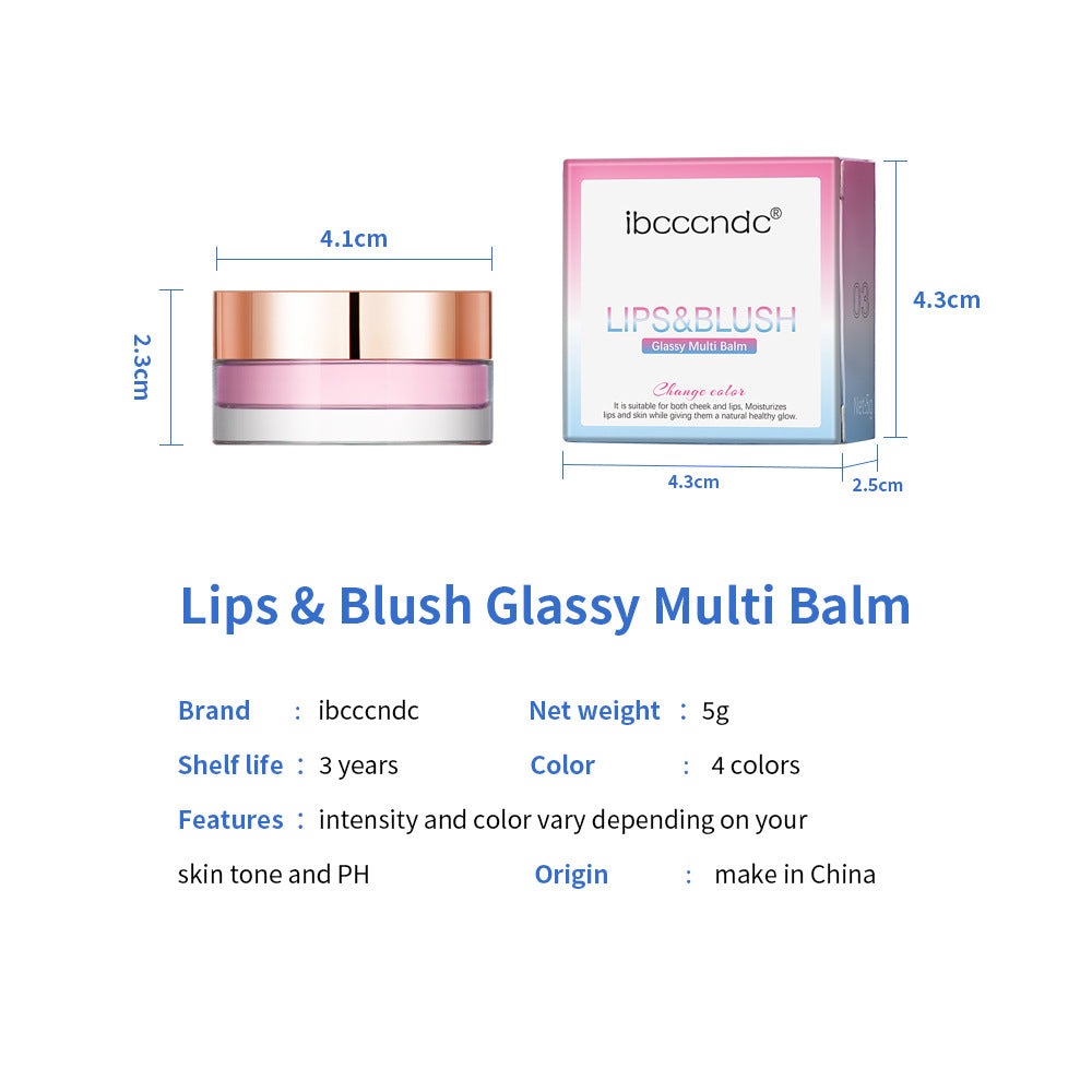 Blush Temperature Change Transparent Gel