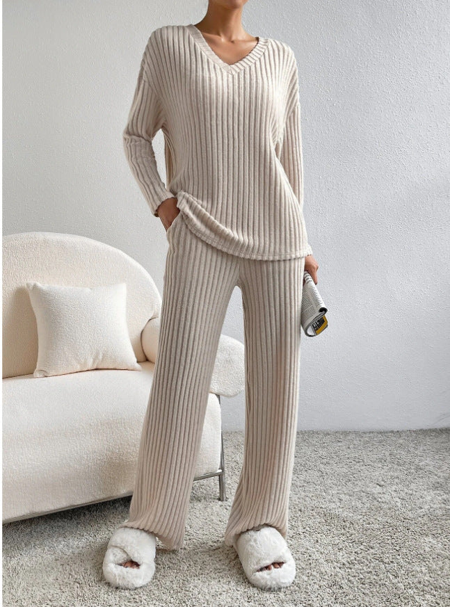 Women's Straight-leg Pants Elegant Loose Suit