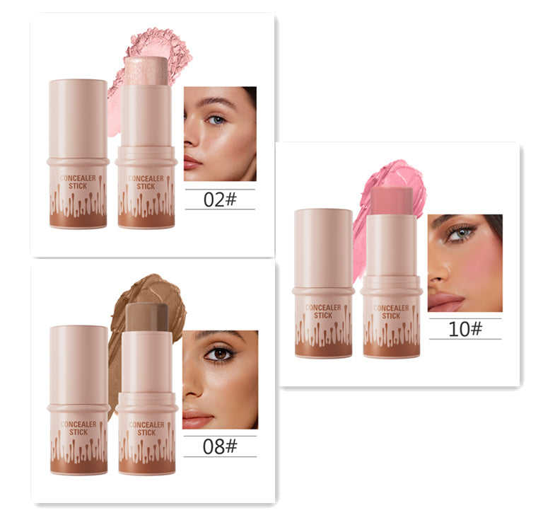 Highlight Contour Stick Stereo Face Decoration
