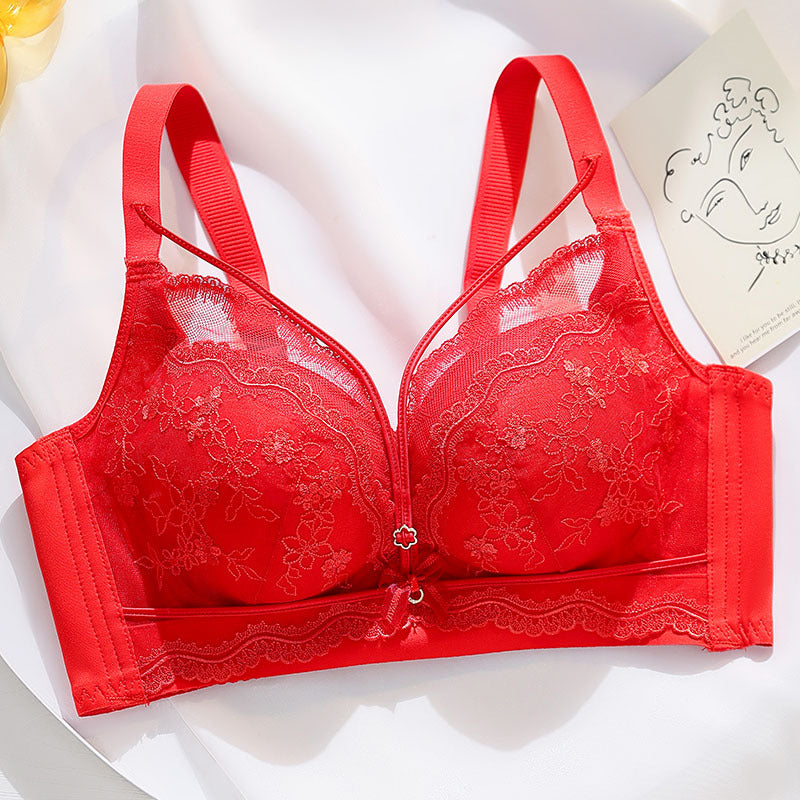 Push Up Breast Holding Wireless Underwear For Women