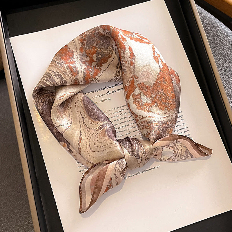 Versatile And Stylish Silk Neck Scarf