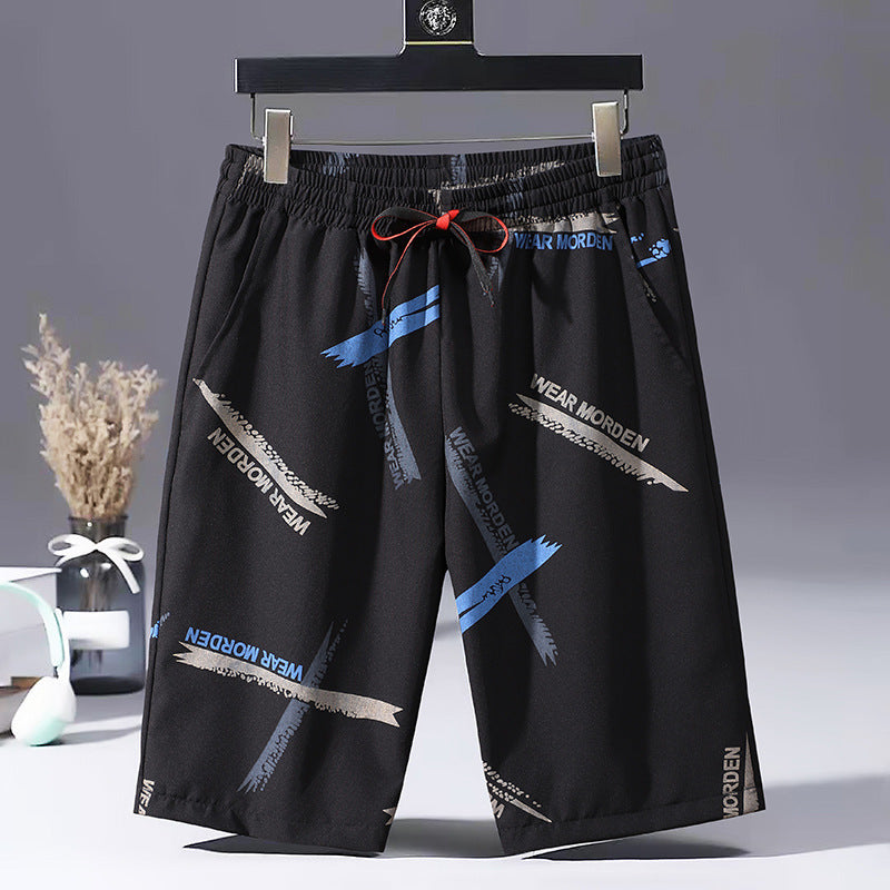 Men's Casual Printed Sports Shorts