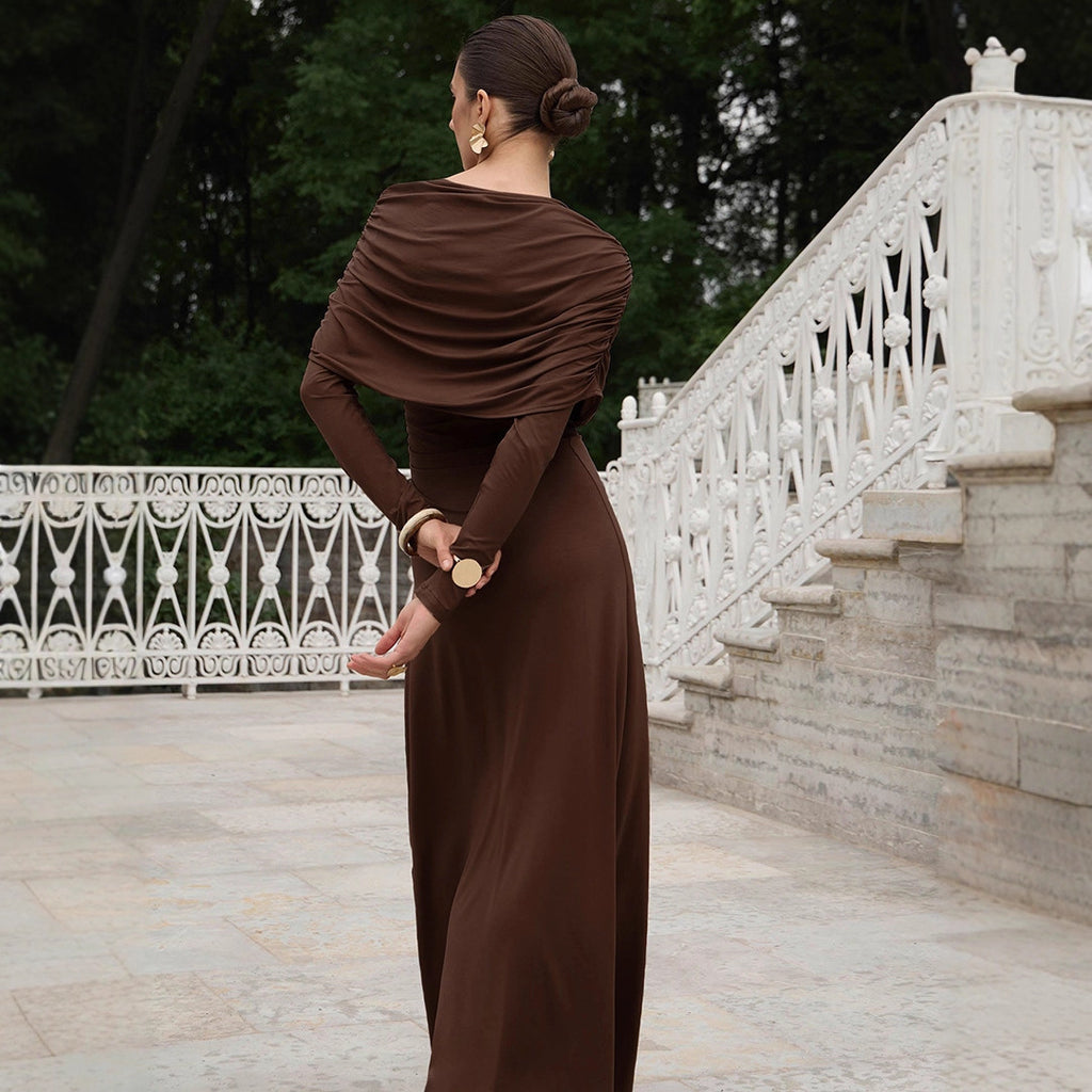 Fashionable, Elegant, Long-sleeved Slim Dress For Women
