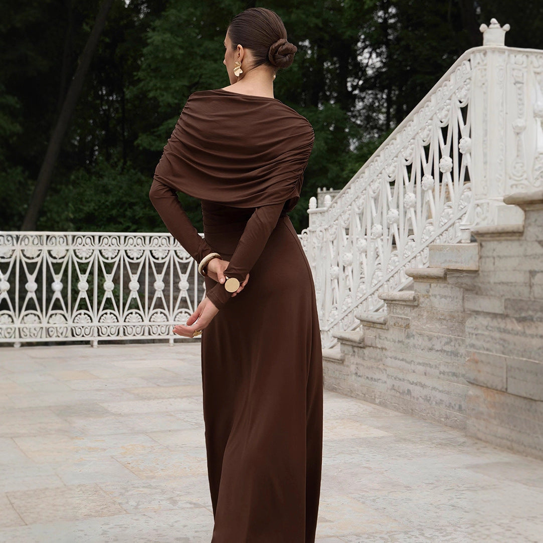 Fashionable, Elegant, Long-sleeved Slim Dress For Women