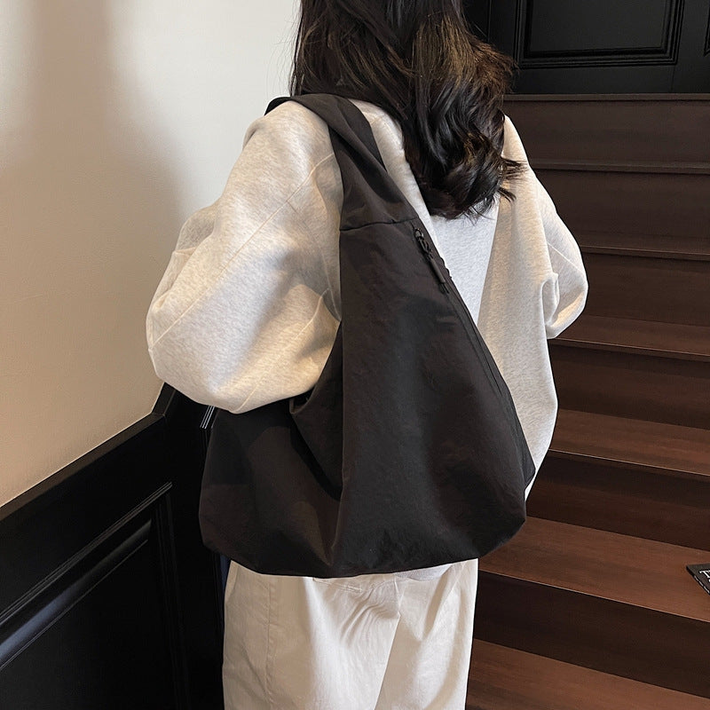 Lazy Relaxed Feeling Large Capacity Canvas Bag Women