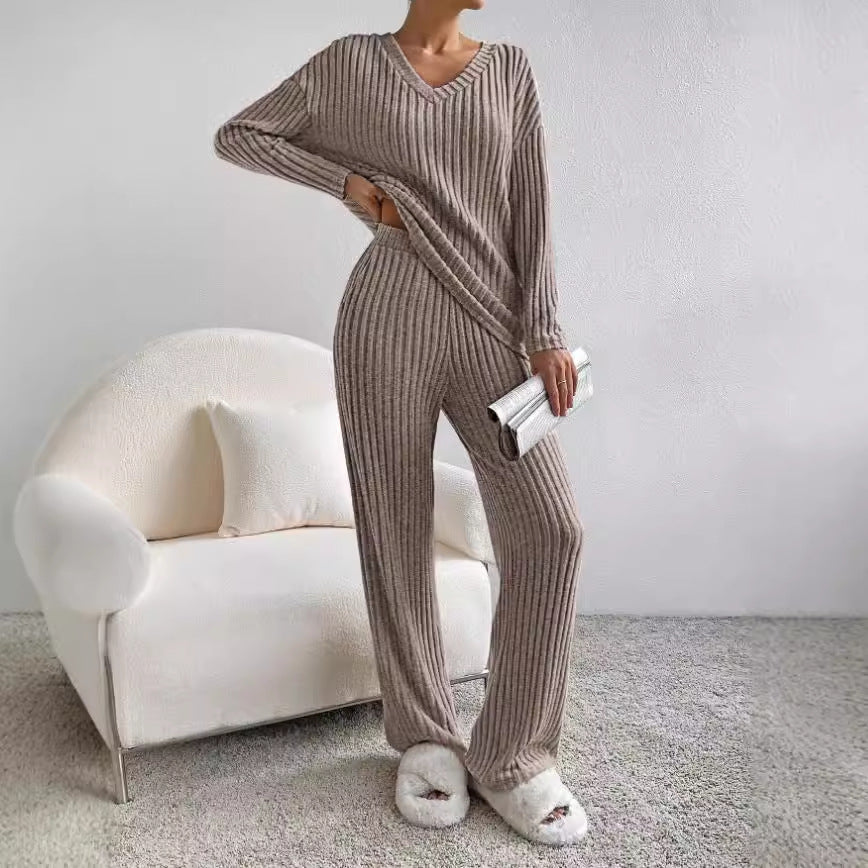 Women's Straight-leg Pants Elegant Loose Suit