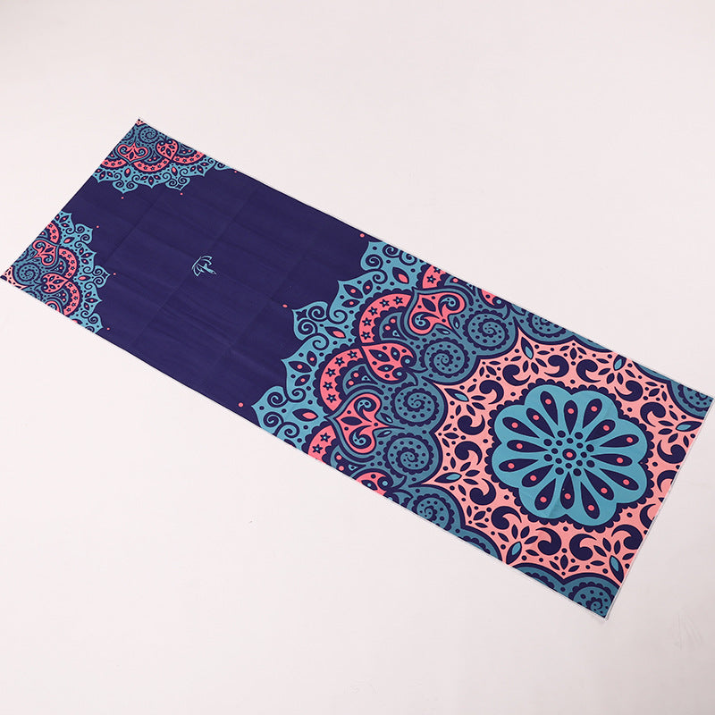 Sweat-absorbent Portable Printed Yoga Mat