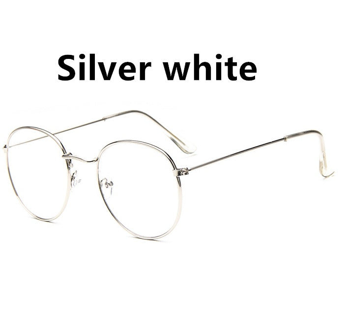 Vintage metal pattern glasses