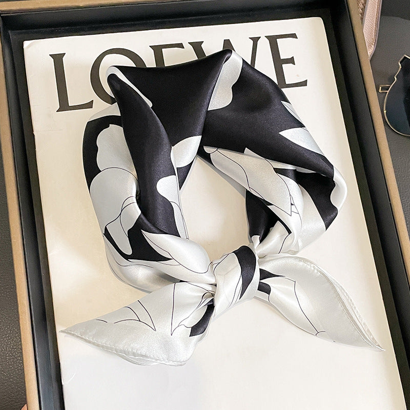 Versatile And Stylish Silk Neck Scarf