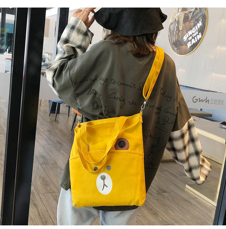 Shoulder messenger bag casual canvas bag